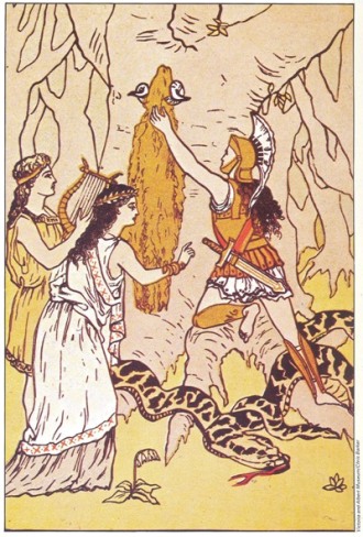 Jason seizing the golden fleece