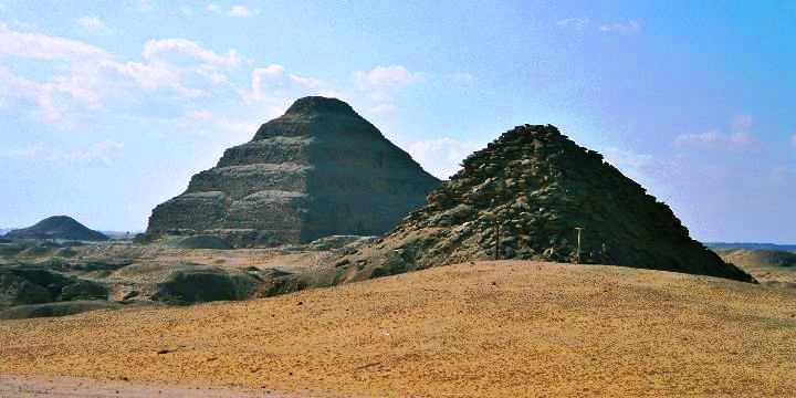 The Pyramids of Saqqara in Egypt The Pyramids of Saqqara in Egypt