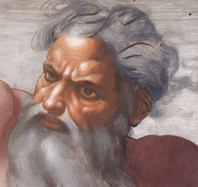 Creation of the Sun and Moon by Michelangelo Creation of the Sun and Moon by Michelangelo