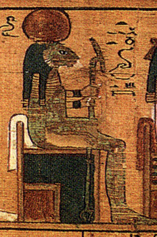 The Egyptian goddess Tefnut The Egyptian goddess Tefnut