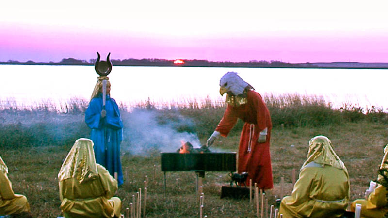 Winter solstice ceremony in California